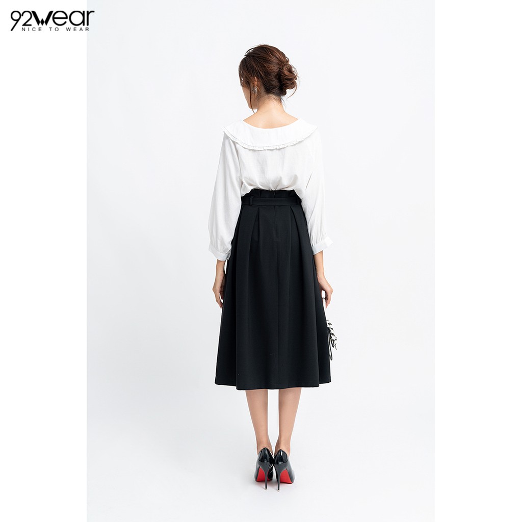 [Mã WABRLOW5 giảm 15% đơn 300K] Chân váy nữ dài xếp ly cạp liền JDW0727 92WEAR | BigBuy360 - bigbuy360.vn