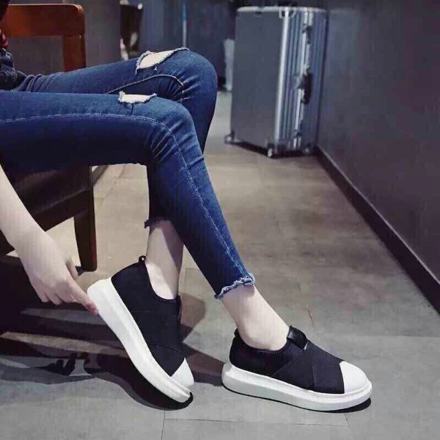 Giày lười nữ hàng full box xả kho chỉ 115k