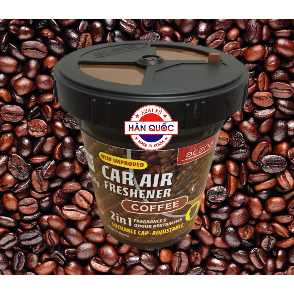 Sáp thơm ôtô Acana Chống say xe Hương Dứa Hương caffe