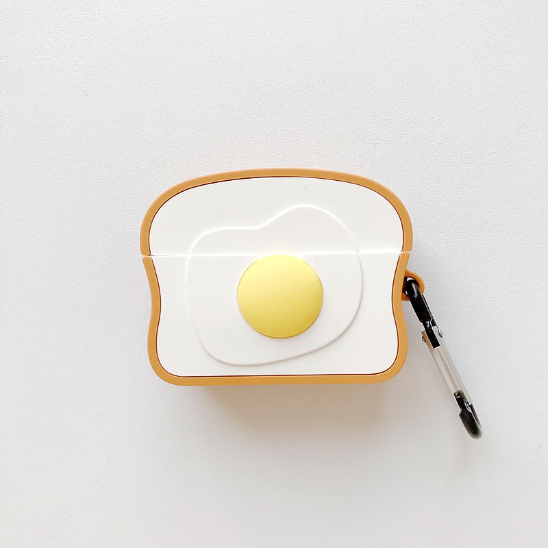 Apple Vỏ Bảo Vệ Hộp Sạc Tai Nghe Airpods 1 / 2 / 3 / Pro Hình Trứng Ốp