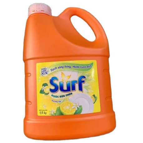 NƯỚC RỬA CHÉN BÁT SURF CAN 1.5KG