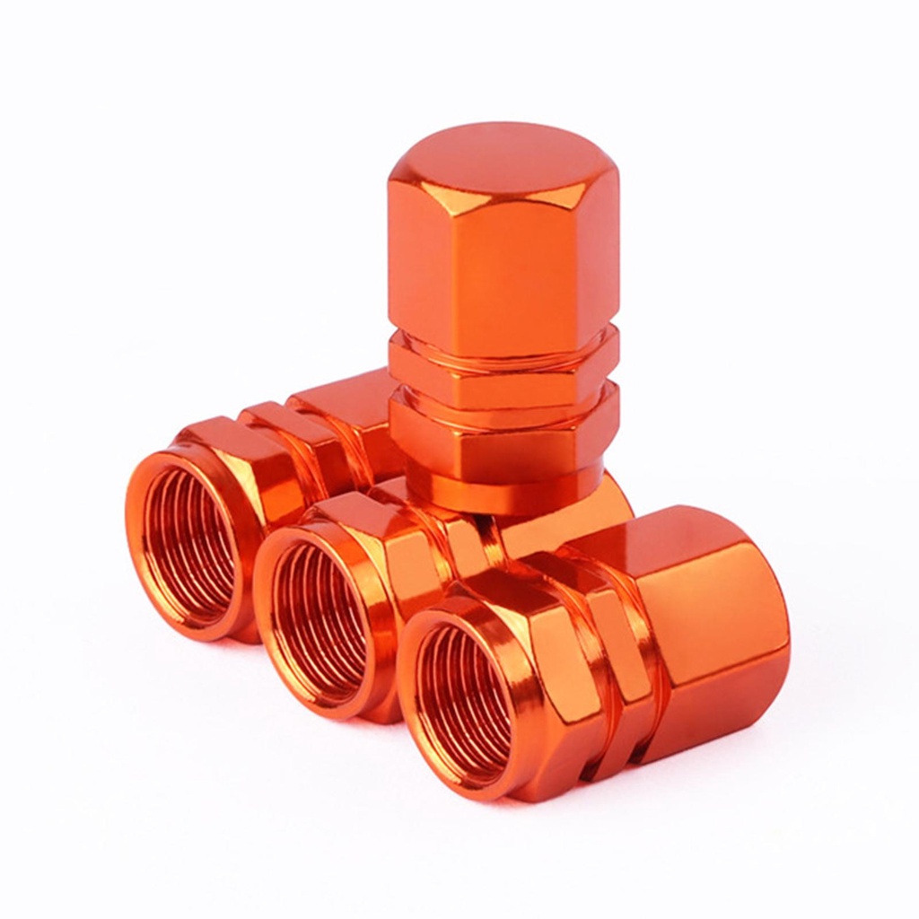 Nắp Van Bánh Xe Hơi/Xe Máy Điện E3W2 Thiết Kế Hình Lục Giác Nhiều Màu Sắc