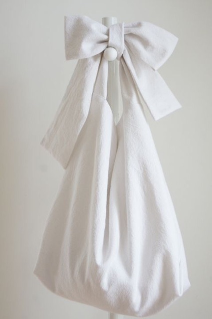 Túi canvas quai nơ