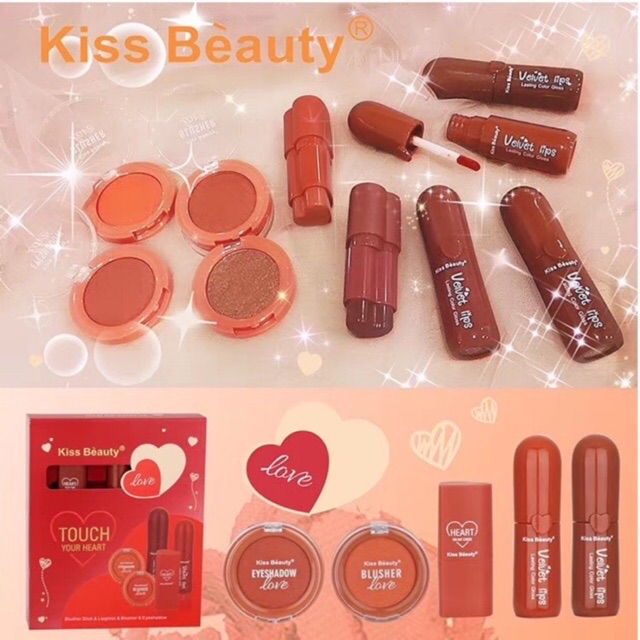 Set son má hồng.