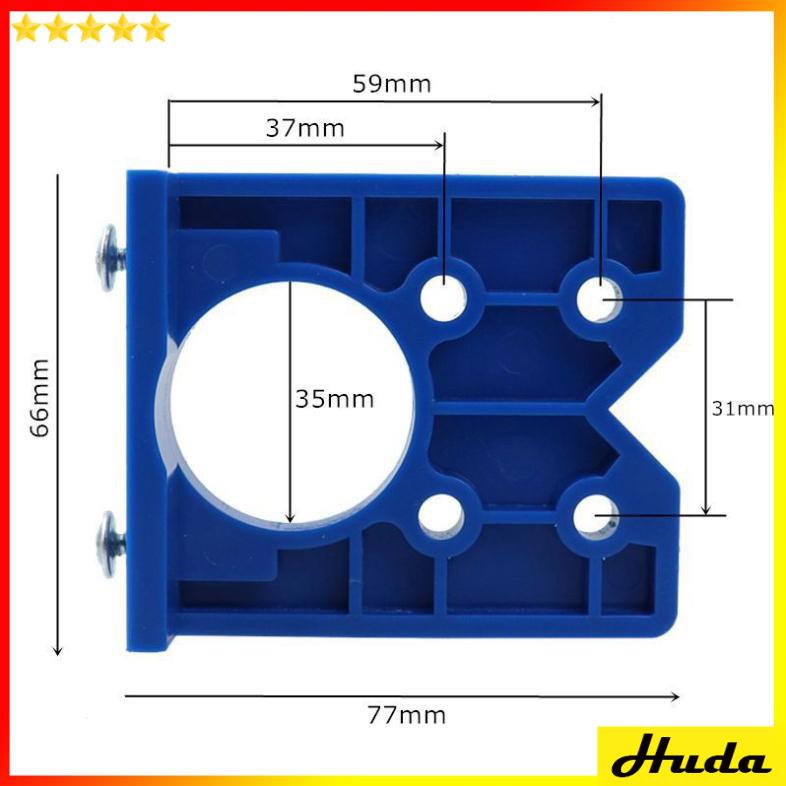 Tấm cữ khoan bản lề giảm chấn  -  đồ làm mộc