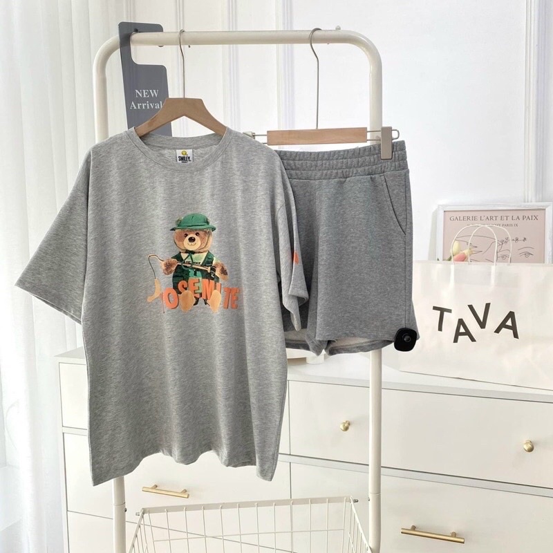 ÁO THUN XUẤT HÀN GẤU OVERSIZE 🐻