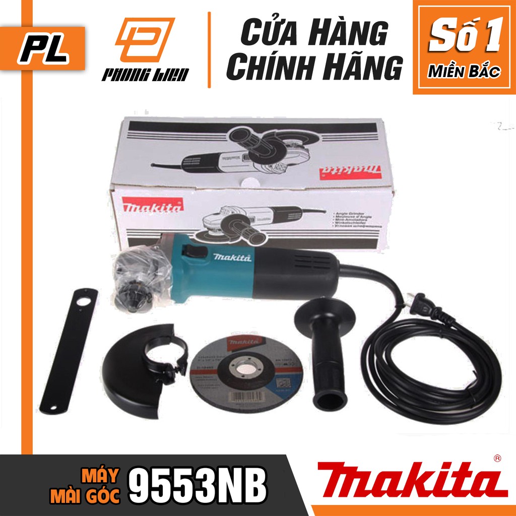 Máy Mài Góc Makita 9553NB (100MM-710W) - Hàng Chính Hãng