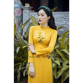Áo dài may sẵn LỤA tây thi 3 màu lựa chọn