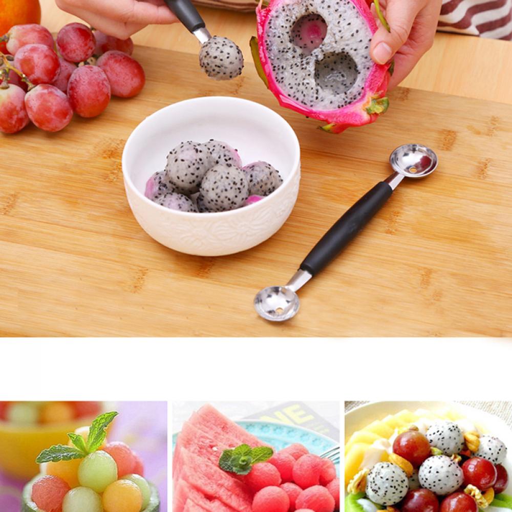 Muỗng Múc Trái Cây Hai Đầu Bằng Thép Không Gỉ