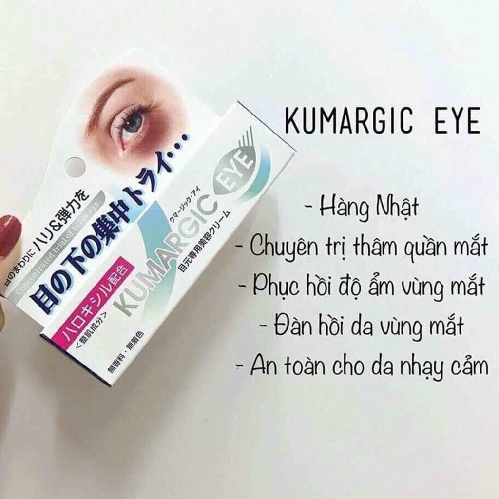 Kem Cải Thiện Thâm Quầng Mắt Kumargic Eye Của Nhật