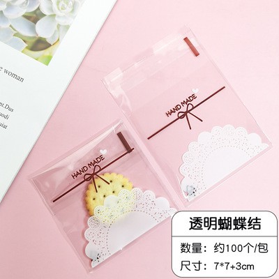Túi dán 7x7cm đựng bánh kẹo