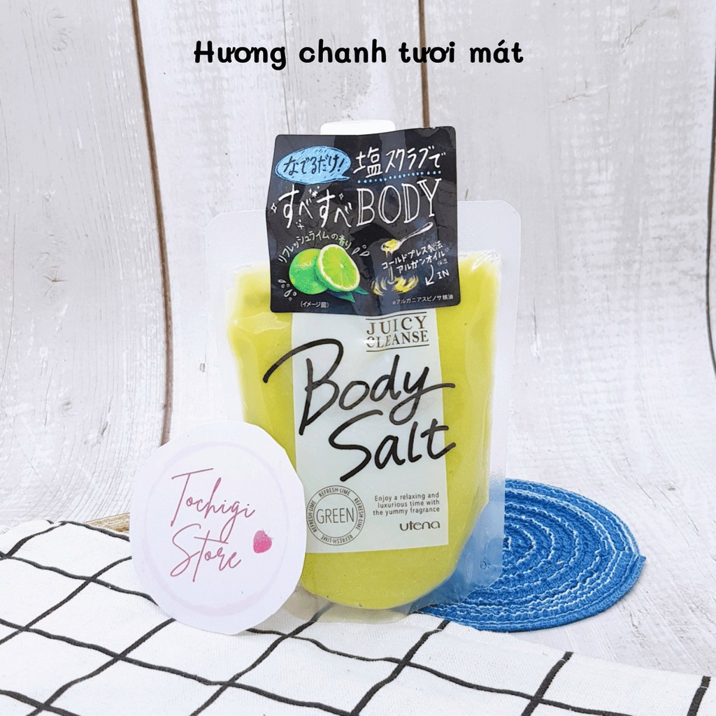 Muối tẩy tế bào chết toàn thân Utena Body Salt Juicy Cleanse Nhật Bản (300g) | BigBuy360 - bigbuy360.vn