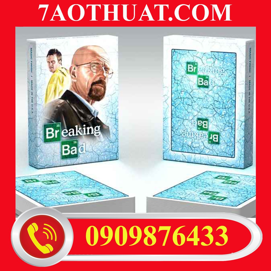 Bài Mỹ cao cấp chính hãng: Bicycle Breaking Bad ( Blue )