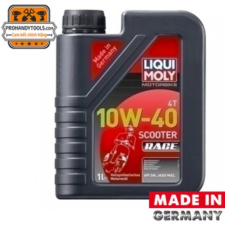 NHỚT XE MÁY LIQUI MOLY MOTORBIKE 4T SYNTH 10W40 SCOOTER RACE – 20826