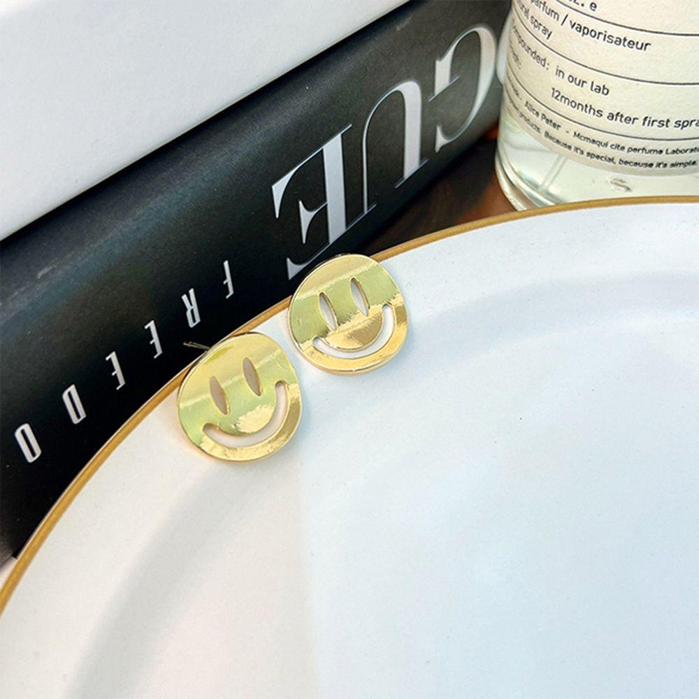 Bông Tai Hình Mặt Cười Dễ Thương Phong Cách Hàn Quốc