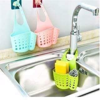 Giỏ đựng giẻ rửa bát có quai treo.Túi treo giẻ rửa bát