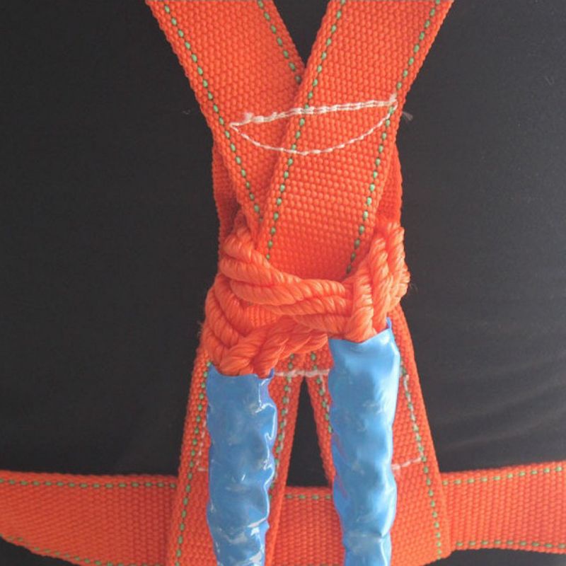 Dây Đai An Toàn Toàn Làm Việc Trên Cao Bằng Sợi Polyester, 2 Móc Thép To