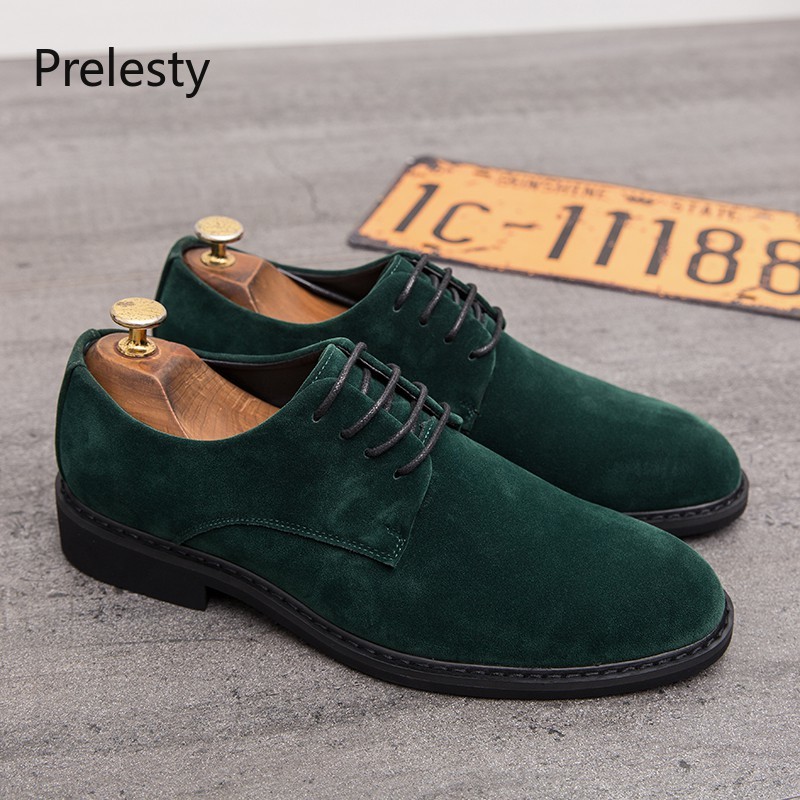 Fashionable smooth leather shoes for men