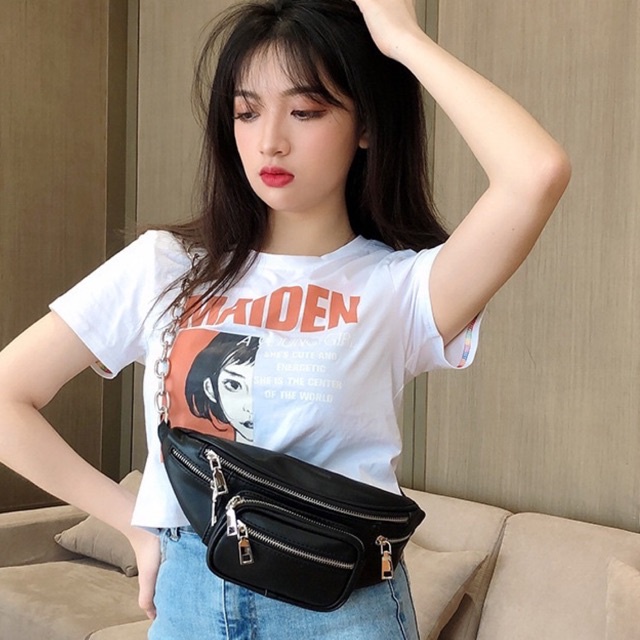 Túi bao tử nam nữ đeo ngực ulzzang đẹp đi chơi thời trang đẹp cá tính HTB21