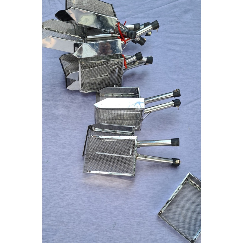 XẺNG SÀNG CÁT, SÀNG PHÂN GÀ. DỤNG CỤ VỆ SINH CHUỒNG GÀ BẰNG INOX -304.