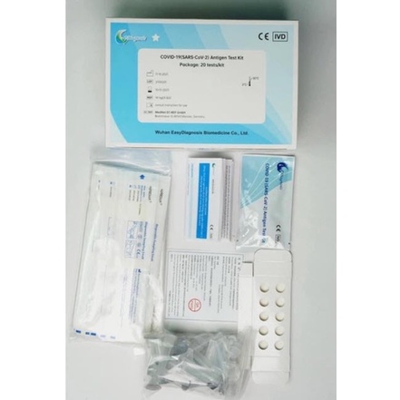 Kit Test Covid - Bộ Test Nhanh Kháng Nguyên Tại Nhà - Bộ Test Nước Bọt Antigen, Công Nghệ Đức Độ Chính xác cực cao