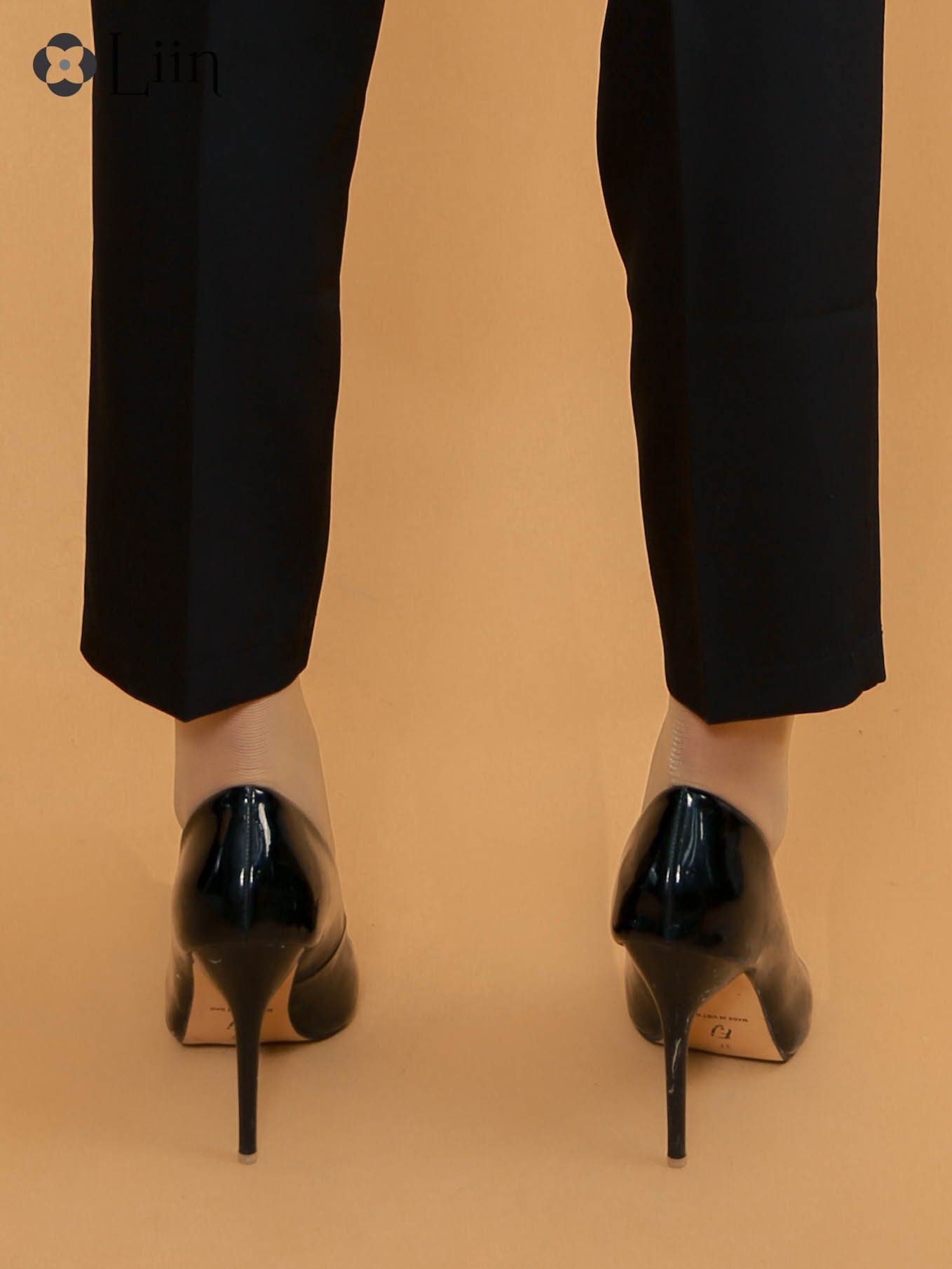 Quần baggy nữ công sở LINBI thiết kế basic, màu đen lịch lãm, trẻ trung, đủ size Q3348 | BigBuy360 - bigbuy360.vn