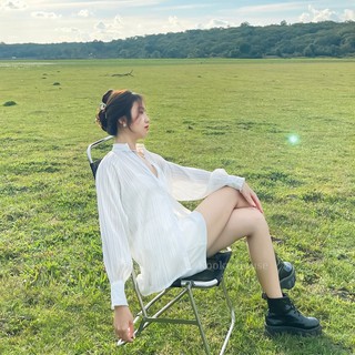 KOOKY HOUSE - SARAH SHIRT - Áo sơ mi nữ dài tay kiểu form rộng thiết kế sang trọng và thời trang