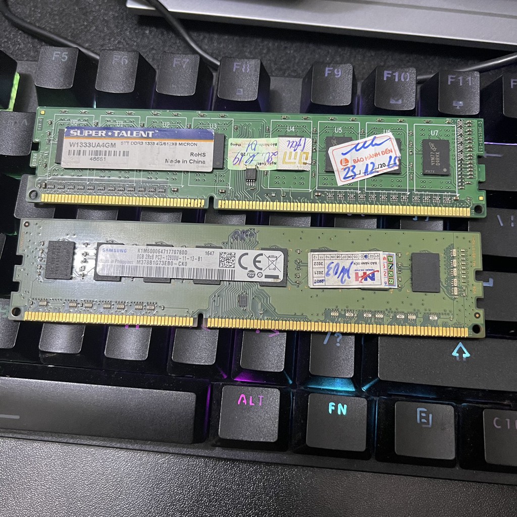 Ram PC DDR3 4GB Samsung, Cruical, Gskill bus 1333, 1600