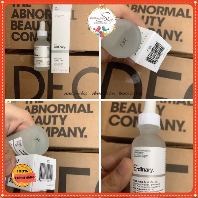 The Ordinary Hyaluronic Acid 2% + B5 Tinh Chất cấp nước dưỡng ẩm cho da - Bebeau
