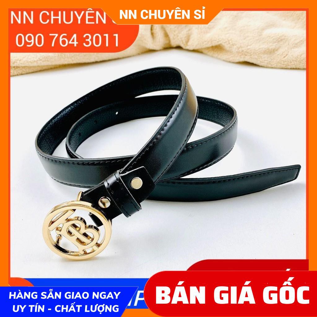 DÂY NỊT DA LOGO SANG CHẢNH ⚡100% ẢNH THẬT⚡ THẮT LƯNG NỮ