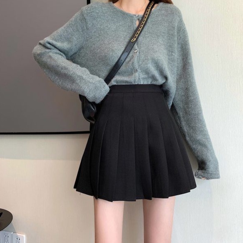 Chân Váy Xếp Ly Lưng Cao Thời Trang Cho Nữ