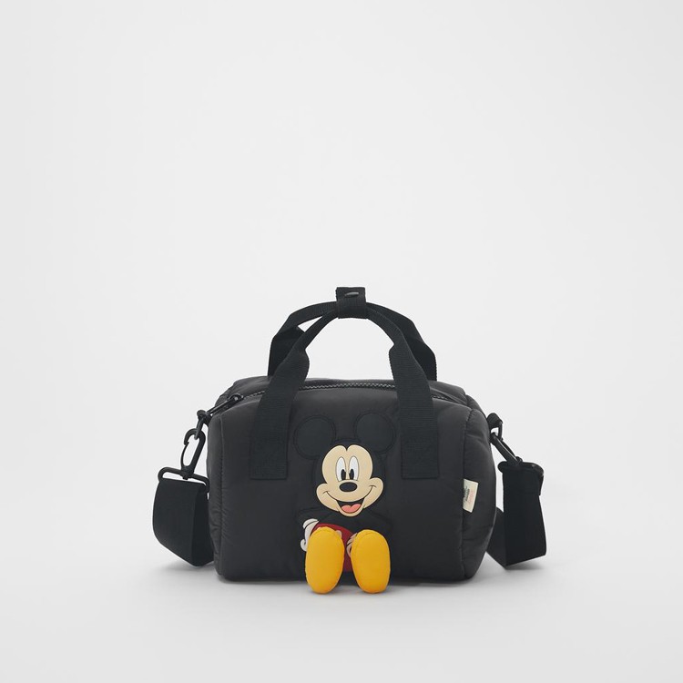 ▥✆☄✹㍿◊Túi xách nữ ZARA mới dành cho trẻ em gái đeo chéo một bên vai Disney Mickey Mouse bowling