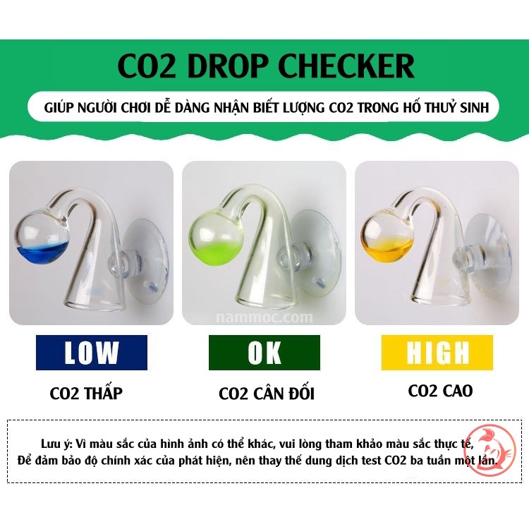 Dung Dịch Test CO2 Cho Bể Thuỷ Sinh | Dung Dịch Thay Thế Cho Bộ CO2 Drop Checker