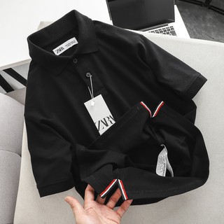 Áo thun có cổ POLO ZARA BASIC MAN 2021