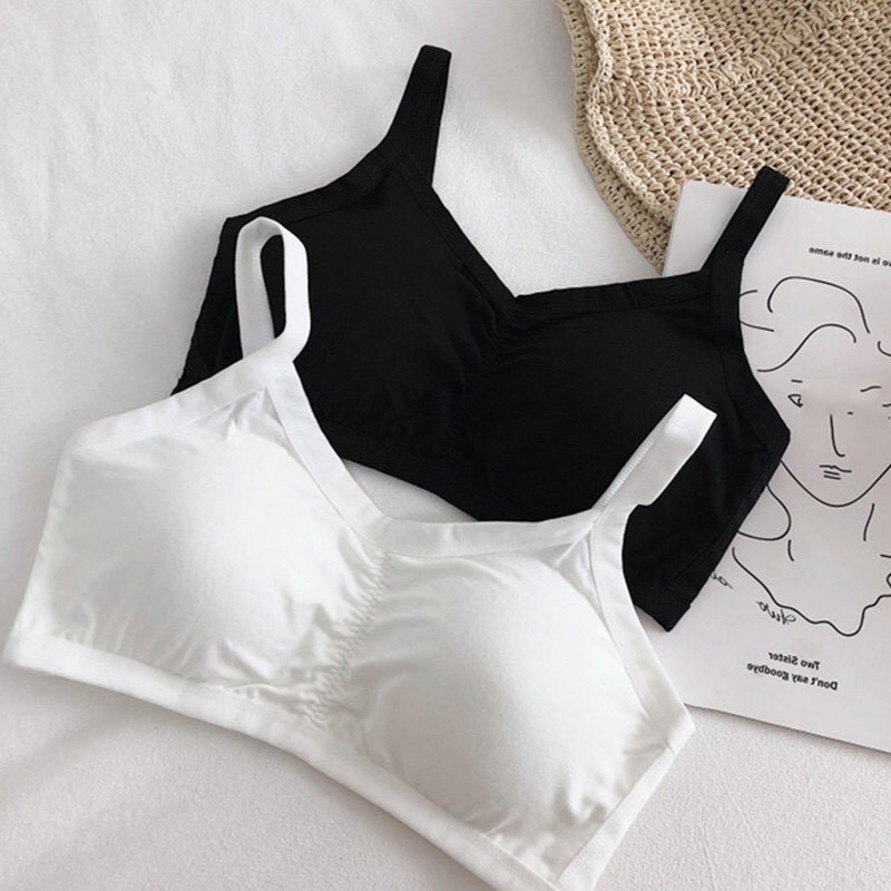 Áo bra học sinh, áo bra 3 dây không gọng ôm gọn chất thun mềm mại BRA03 | BigBuy360 - bigbuy360.vn