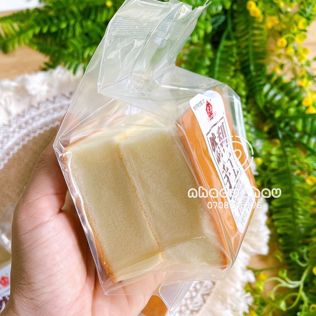 Lẻ 1 cái bánh bông lan tươi Shougong mông to Đài Loan siêu mềm mịn cái lớn 125gam