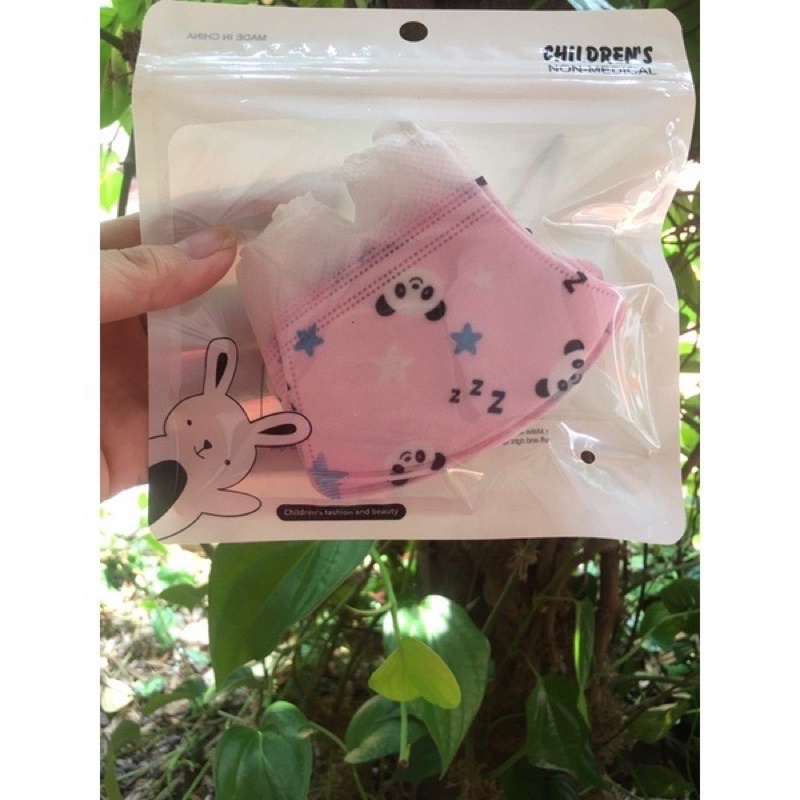 Set 10 Khẩu trang 3D kháng khuẩn cao cấp cho bé 0-3 M