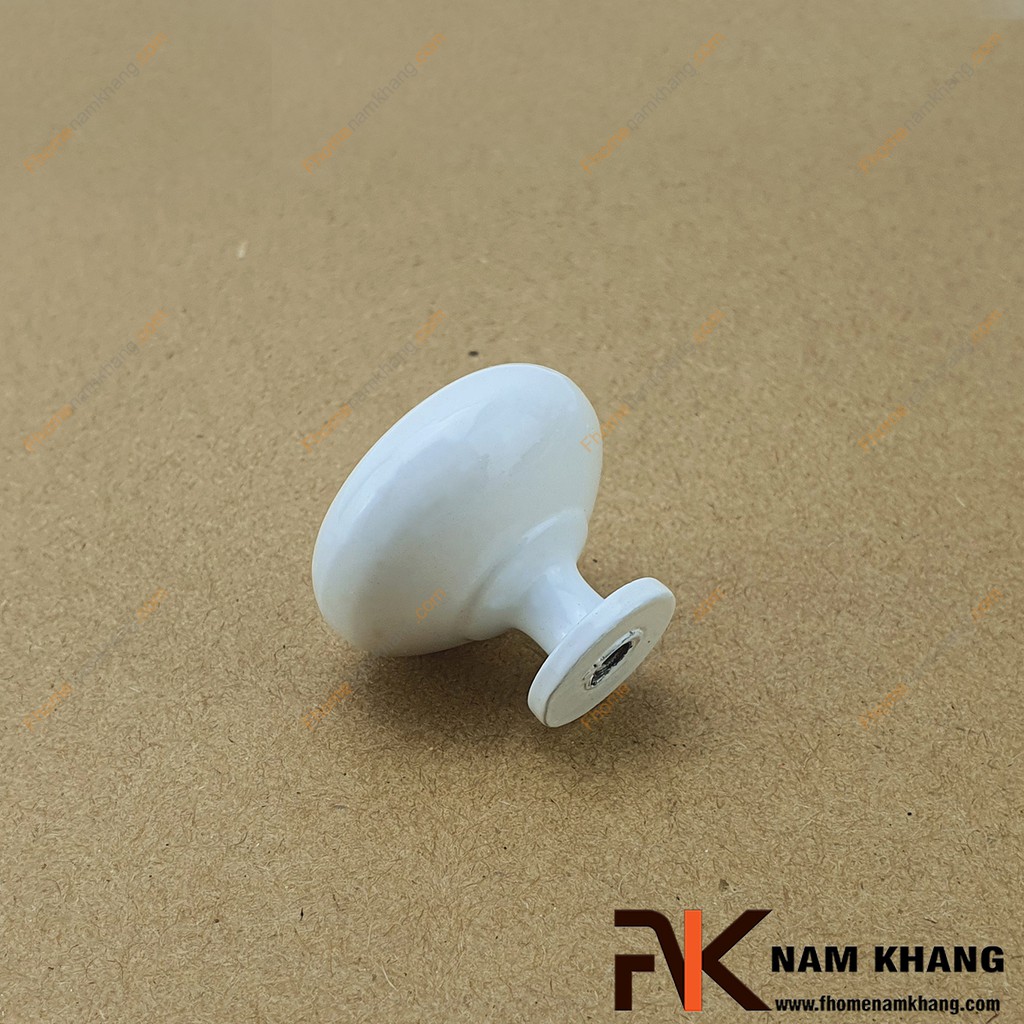 Núm cửa tủ màu trắng NK172-T
