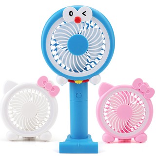 Quạt tích điện cầm tay Doremon - Kitty