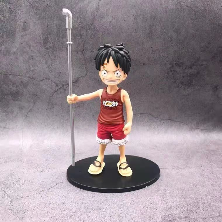 One Piece Thời thơ ấu được làm bằng tay Luffy Sauron Assab Sanji Q Edition Món quà trang trí khung xe