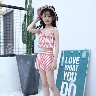 Đồ bơi trẻ em áo tắm 2 mảnh dành cho bé gái từ 5-11 tuổi