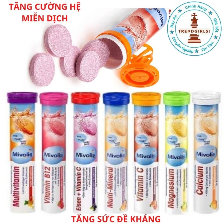 Viên Sủi Vitamin Tổng Hợp Mivolis vitamin c tăng cường sức đề kháng hệ