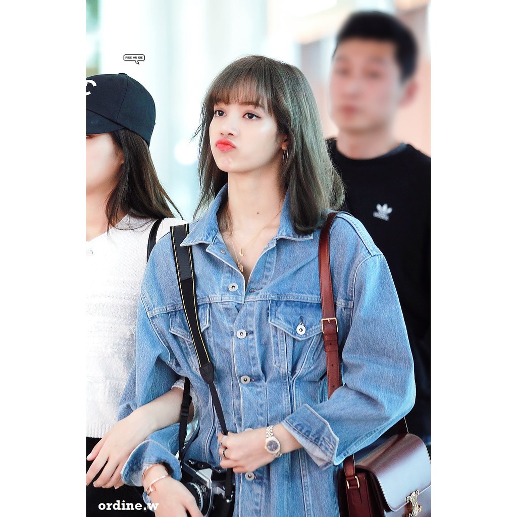 ORDER_Đầm denim chiết eo BLACKPINK Lisa