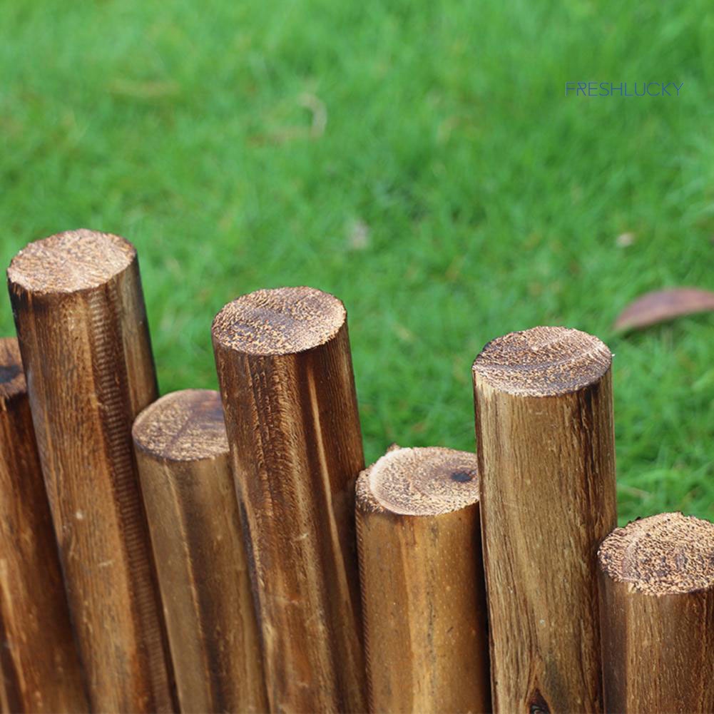 Hàng rào gỗ chống ăn mòn cho sân vườn