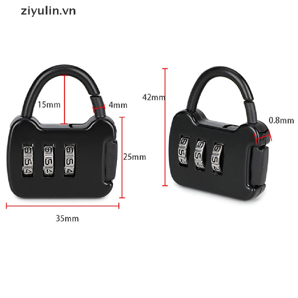 Ổ Khóa Mật Khẩu ziyulin An Toàn Tiện Dụng Mang Theo Du Lịch