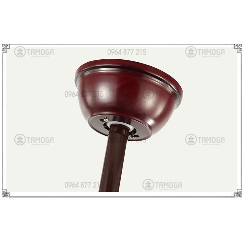 Quạt có đèn, quạt cánh gỗ trang trí phòng khách HAPOVA TACOR 8026 + Tặng kèm khiển