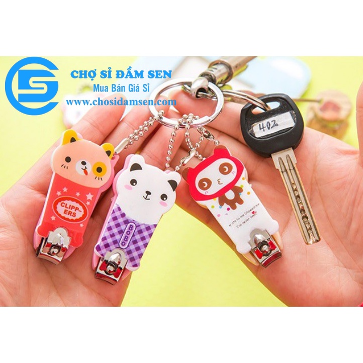 Bấm Móng Tay Hoạt hình Dễ thương, Phụ kiện Gắn chìa khóa siêu cute. Giao màu ngẫu nhiên B04-BamMT-HH