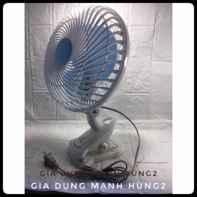 Quạt kẹp đa năng sải cánh 30cm - Quat kẹp sải cánh20cm- Quạt màn em bé  ,Xoay 180 độ,Điện 220v.Tiện dụng cho Văn phòng