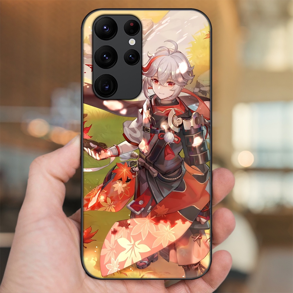 Ốp lưng Samsung S20 Ultra viền đen in hình Kazuha Genshin Impact