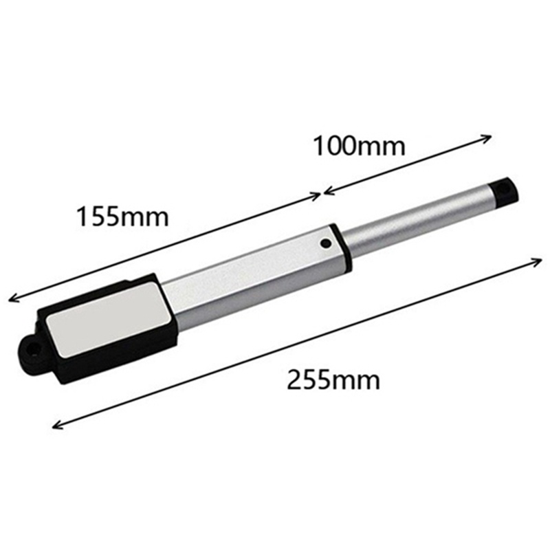 Bộ Truyền Động Tuyến Tính DC 12V Chống Thấm Nước IP54 100Mm 30Mm / S